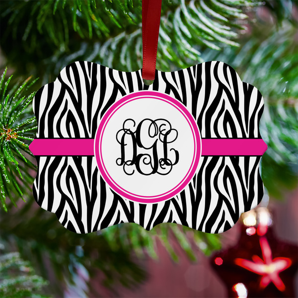 Zebra Print Metal Benilux Ornament - Lifestyle