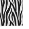 Zebra Print Microfiber Dish Rag - DETAIL