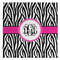 Zebra Print Microfiber Dish Towel (Personalized)