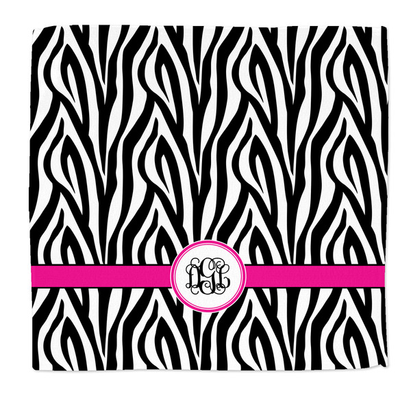 Custom Zebra Print Microfiber Dish Rag (Personalized)