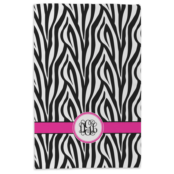 Zebra Print Microfiber Dish Towel - APPROVAL