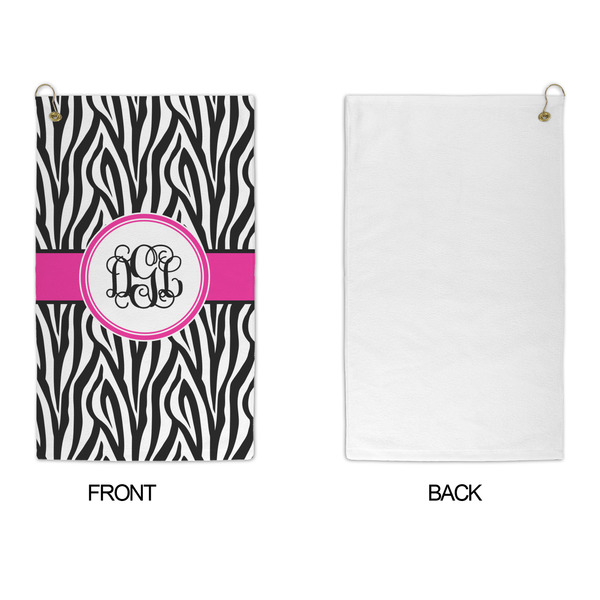 Zebra Print Microfiber Golf Towels - APPROVAL