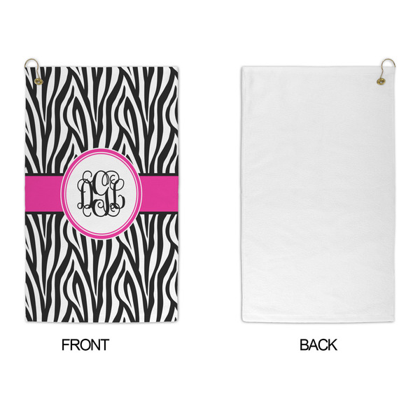 Zebra Print Microfiber Golf Towels - APPROVAL