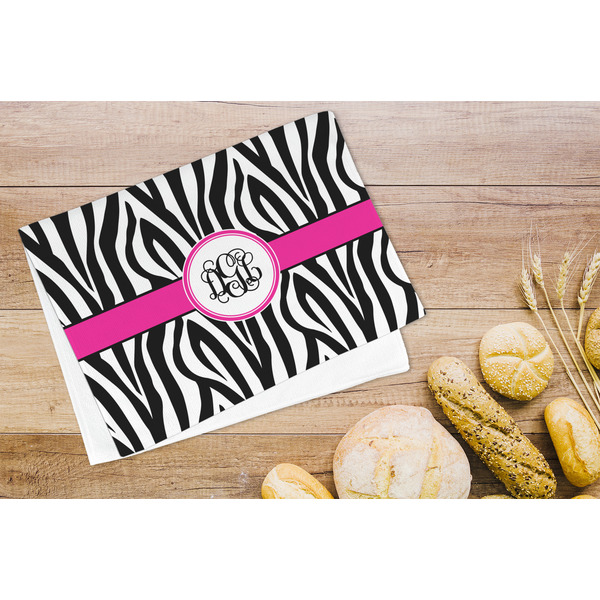 Zebra Print Microfiber Kitchen Towel - LIFESTYLE