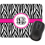 Zebra Print Rectangular Mouse Pad (Personalized)
