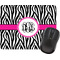 Zebra Print Rectangular Mouse Pad