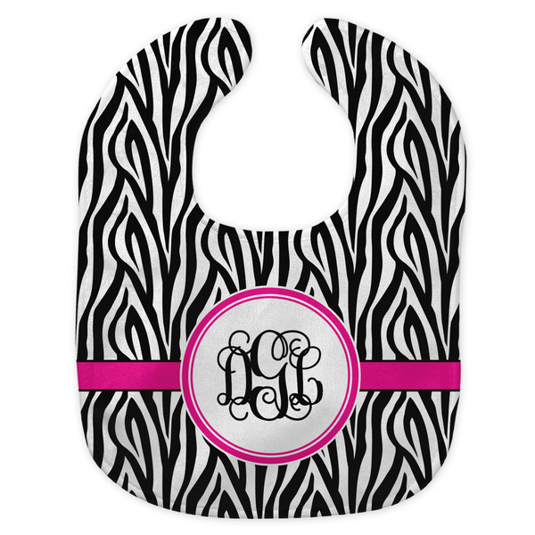 Zebra Print New Bib Flat Approval