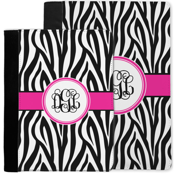 Zebra Print Notebook Padfolio - MAIN