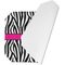 Zebra Print Octagon Placemat - Single front (folded)