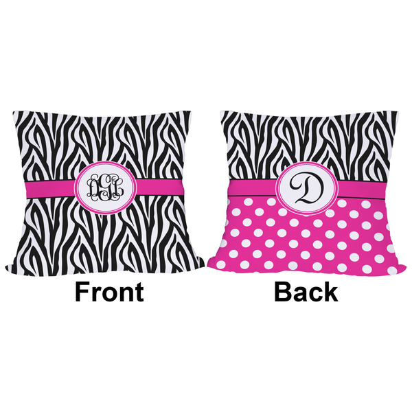 Zebra Print Outdoor Pillow - 16x16