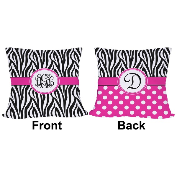 Zebra Print Outdoor Pillow - 18x18