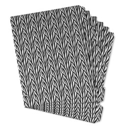 Zebra Print Binder Tab Divider - Set of 6 (Personalized)
