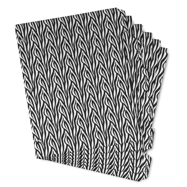 Custom Zebra Print Binder Tab Divider - Set of 6 (Personalized)