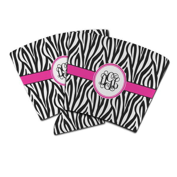 Custom Zebra Print Party Cup Sleeve (Personalized)