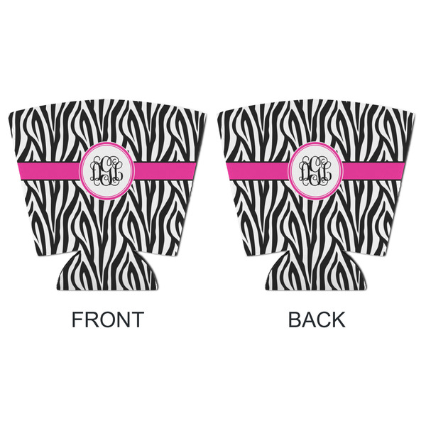 Zebra Print Party Cup Sleeves - with bottom - APPROVAL