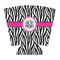 Zebra Print Party Cup Sleeves - with bottom - FRONT