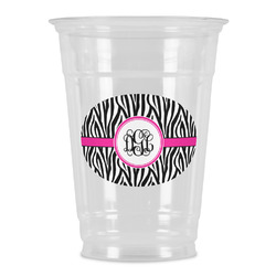 Zebra Print Party Cups - 16oz (Personalized)