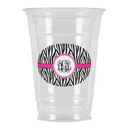 Zebra Print Party Cups - 16oz (Personalized)