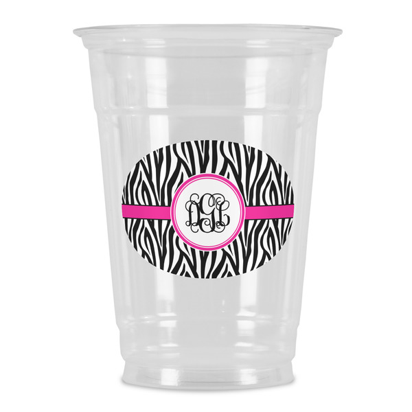 Custom Zebra Print Party Cups - 16oz (Personalized)
