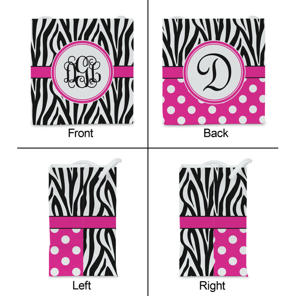 Zebra Print Party Favor Gift Bag - Matte - Approval