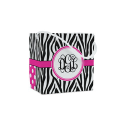 Zebra Print Party Favor Gift Bags - Matte (Personalized)