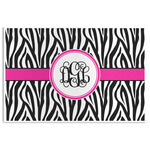 Zebra Print Disposable Paper Placemats (Personalized)