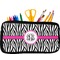 Zebra Print Pencil / School Supplies Bags - Small