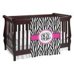 Zebra Print Baby Blanket (Personalized)