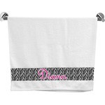 Zebra Print Bath Towel (Personalized)