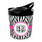 Zebra Print Personalized Plastic Ice Bucket