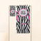 Zebra Print Personalized Towel Set