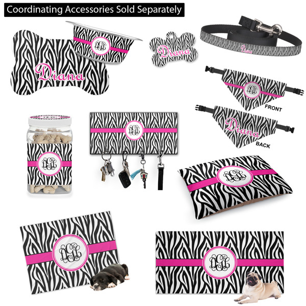 Zebra Print Customized Pet Accessories