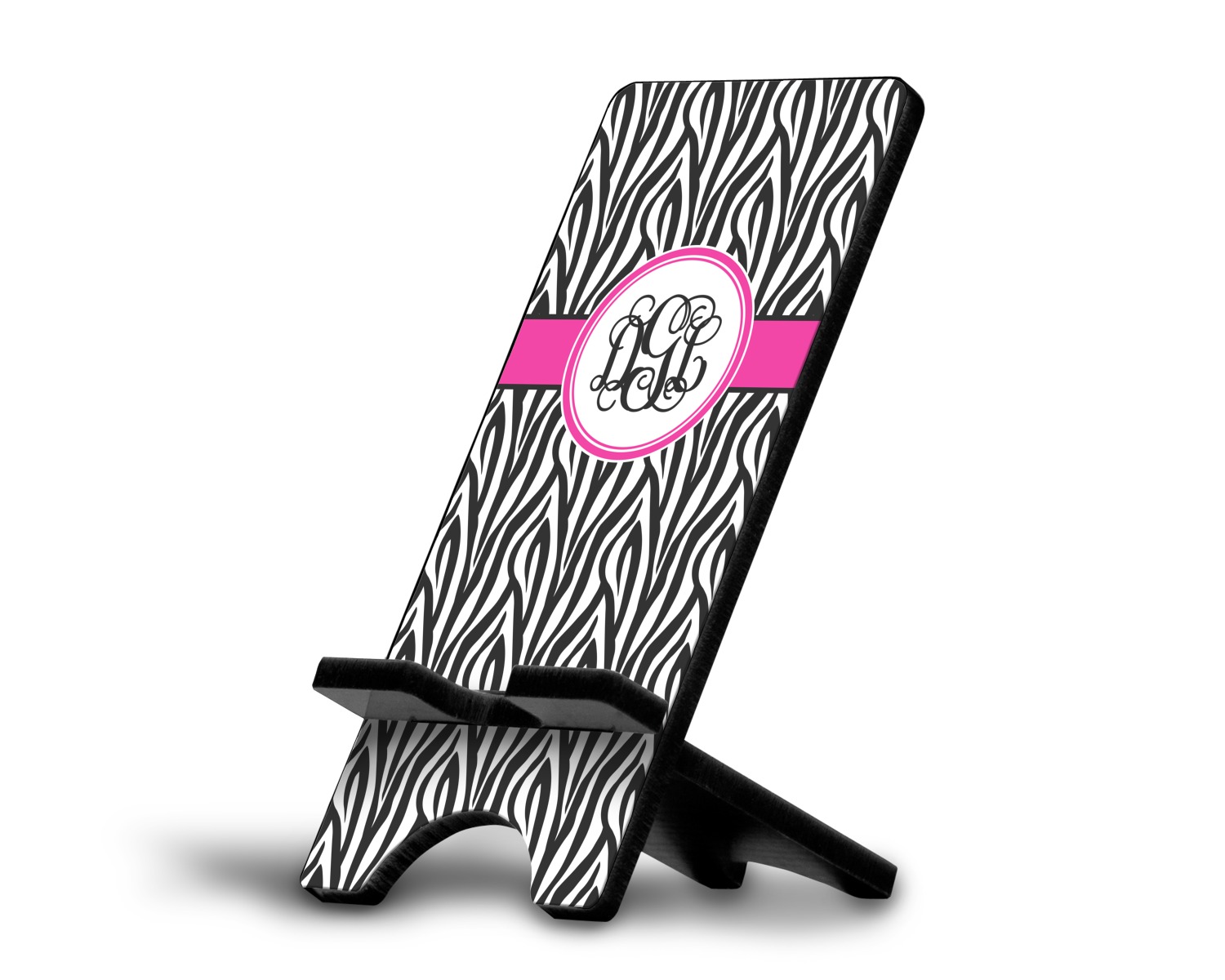 Zebra Print Phone Stand (Personalized) You Customize It