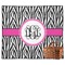 Zebra Print Outdoor Picnic Blanket (Personalized)