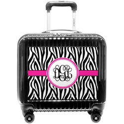 Zebra Print Pilot / Flight Suitcase (Personalized)