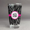 Zebra Print Pint Glass - Full Print (Personalized)