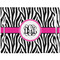 Zebra Print Placemat with Props