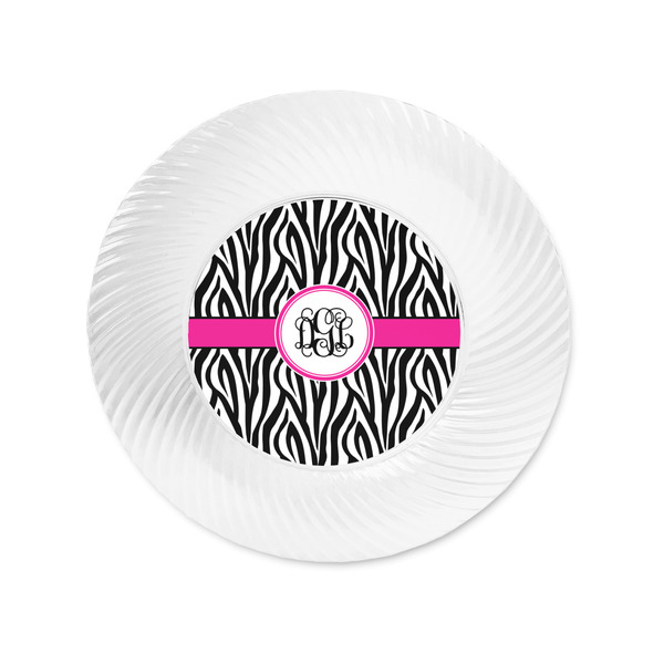 Zebra Print Plastic Party Appetizer & Dessert Plates - Approval