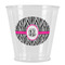 Zebra Print Plastic Shot Glass (Personalized)