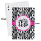 Zebra Print Playing Cards - Approval