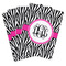 Zebra Print Playing Cards - Hand Back View