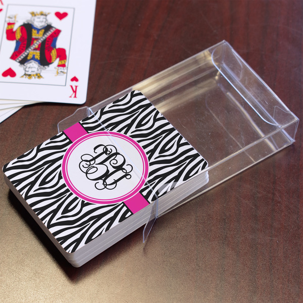 Zebra Print Playing Cards - In Package