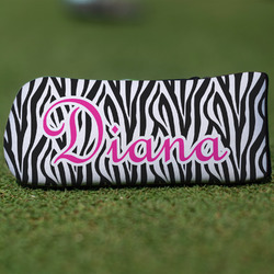 Zebra Print Blade Putter Cover (Personalized)