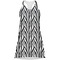 Zebra Print Racerback Dress - Front
