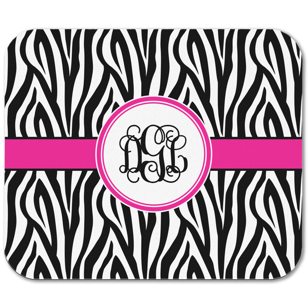 Zebra Print Rectangular Mouse Pad - APPROVAL