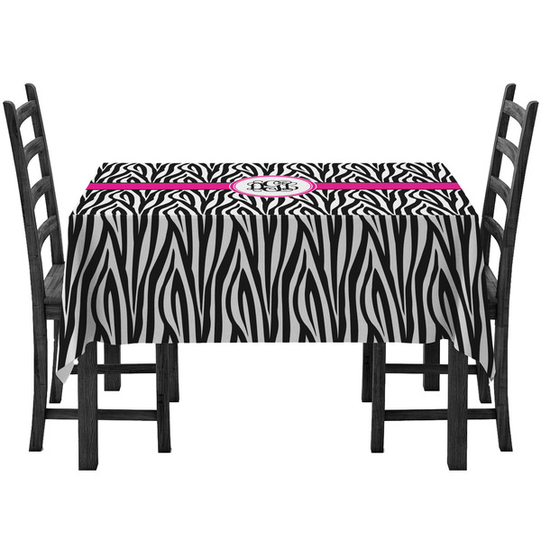 Custom Zebra Print Tablecloth (Personalized)