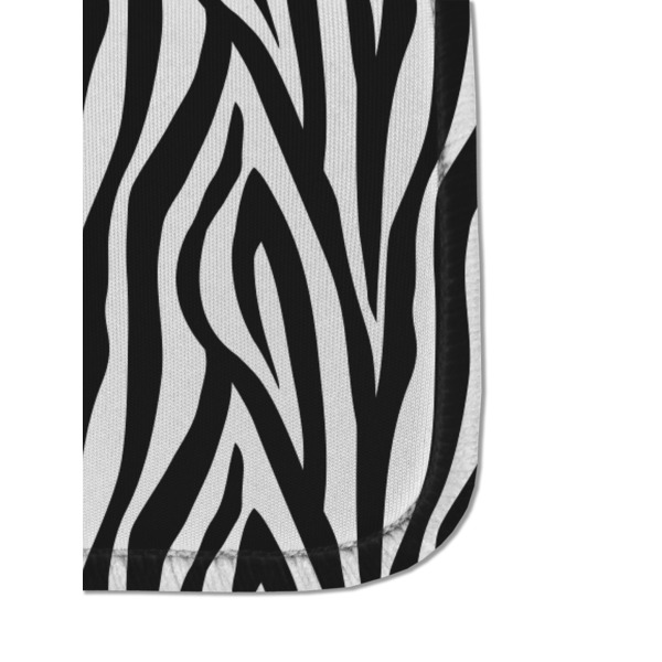 Zebra Print Sanitizer Holder Keychain - Detail