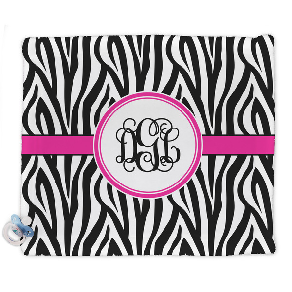 Custom Zebra Print Security Blankets - Double Sided (Personalized)