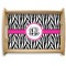 Zebra Print Natural Wooden Tray - Large (Personalized)