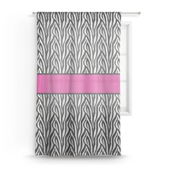 Zebra Print Sheer Curtains (Personalized)